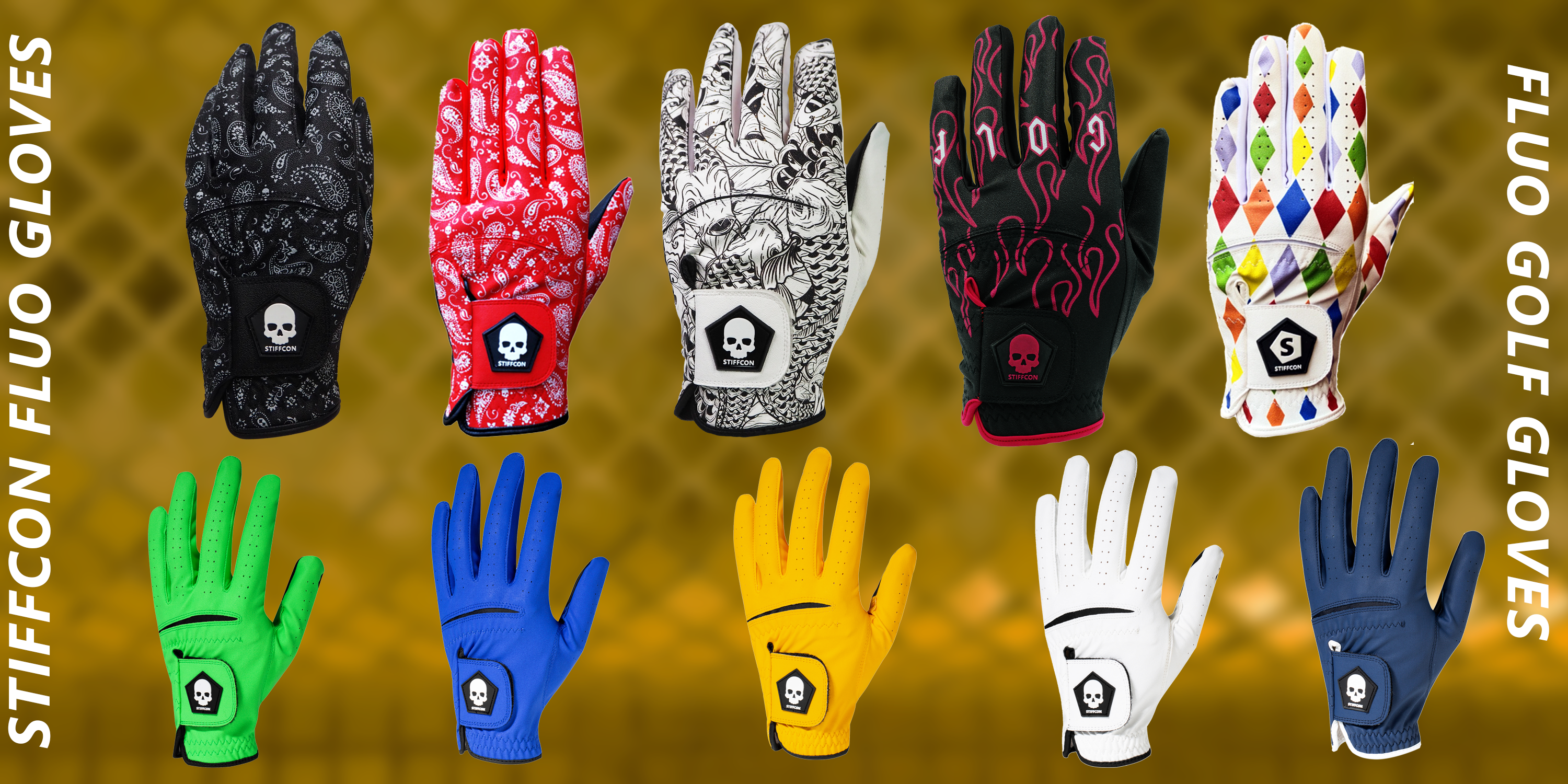 FLUO ゴルフグローブ – STIFFCON FLUO ゴルフグローブ – STIFFCON