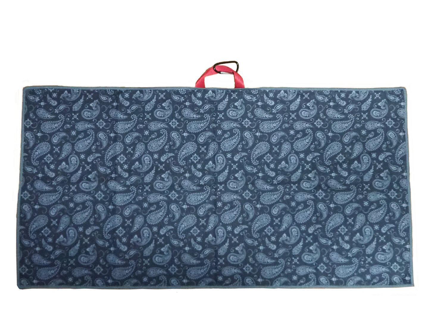 Waffle towel_paisley black_for golf_stiffcon/waffle towel paisley black golf stiffcon