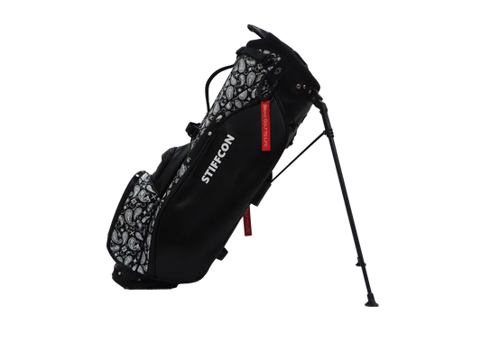 GOLF STAND BAG_PAISLEY BLACK / スタンドキャディバッグ ペイズリーブラック STIFFCON