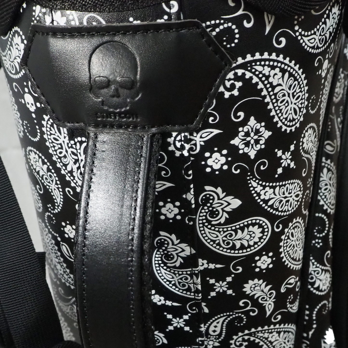 GOLF STAND BAG_PAISLEY BLACK / Stand Caddy Bag Paisley Black STIFFCON