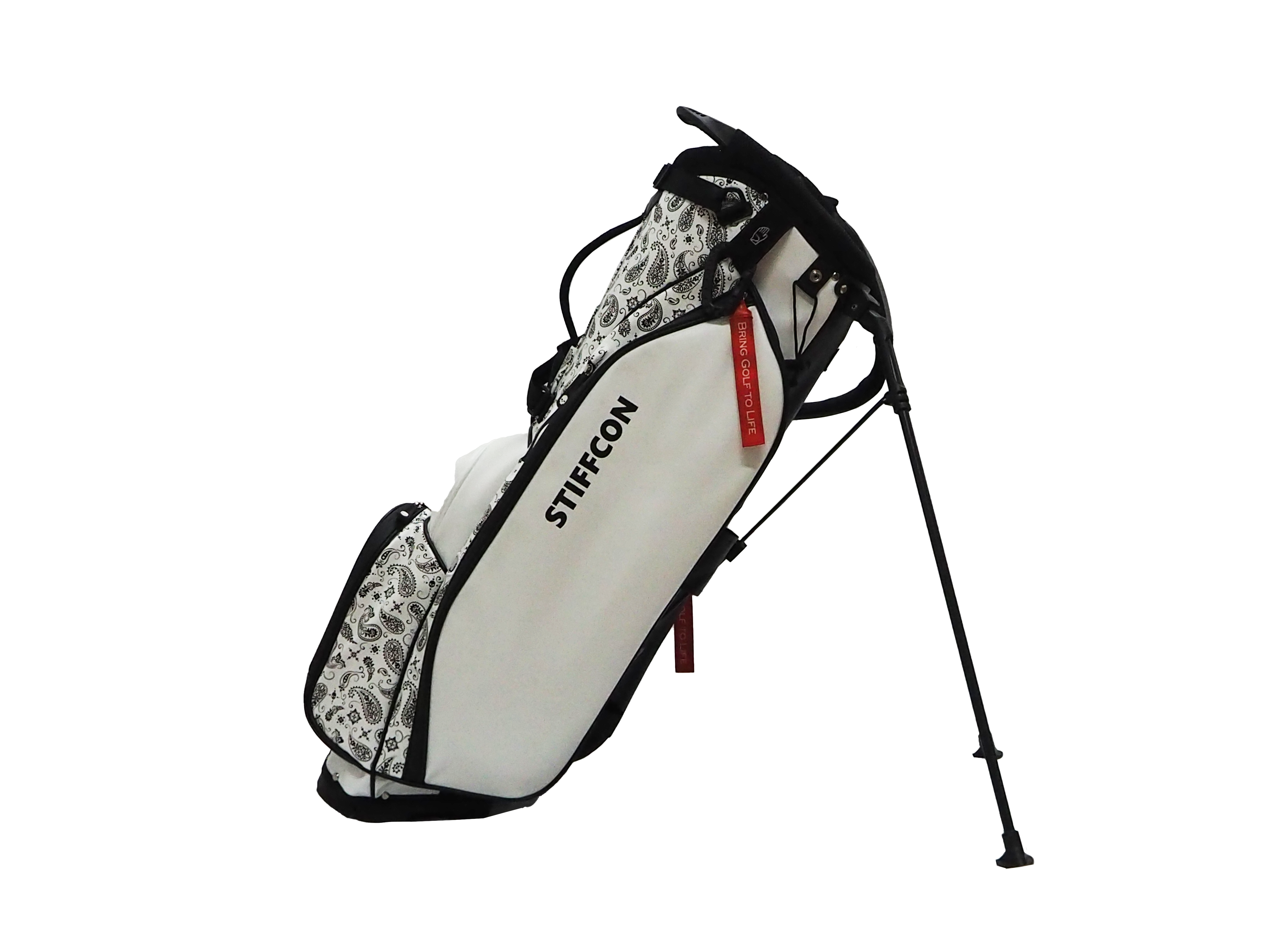 GOLF STAND BAG_PAISLEY WHITE / スタンドキャディバッグ GOLF STAND BAG_PAISLEY WHITE / スタンドキャディバッグ