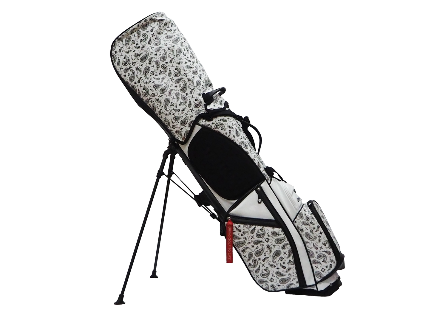 GOLF STAND BAG_PAISLEY WHITE / Stand Caddy Bag Paisley White STIFFCON