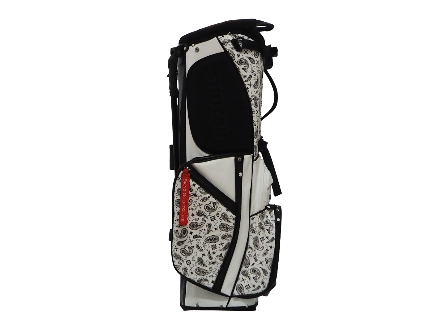 GOLF STAND BAG_PAISLEY WHITE / Stand Caddy Bag Paisley White STIFFCON