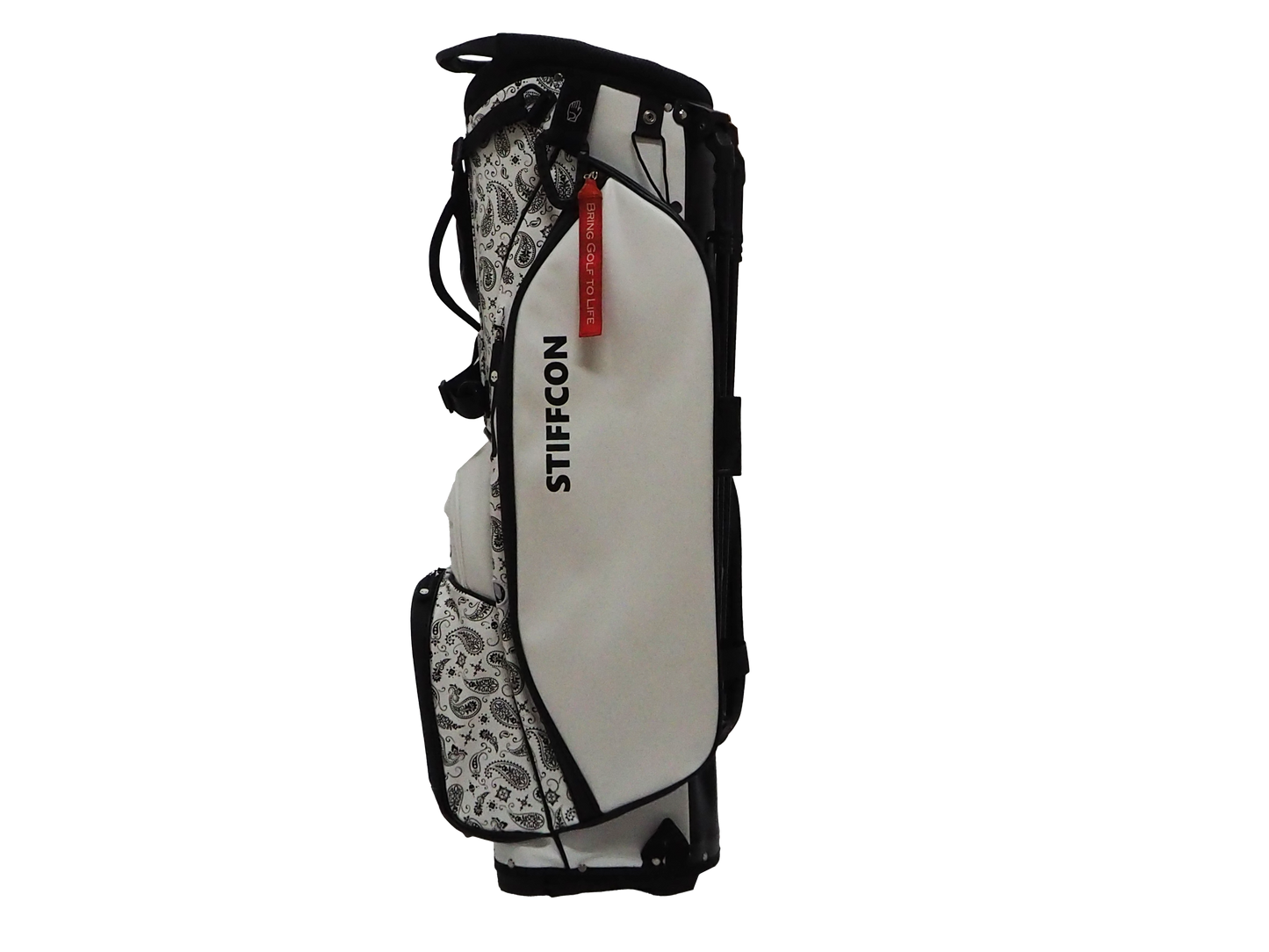 GOLF STAND BAG_PAISLEY WHITE / Stand Caddy Bag Paisley White STIFFCON