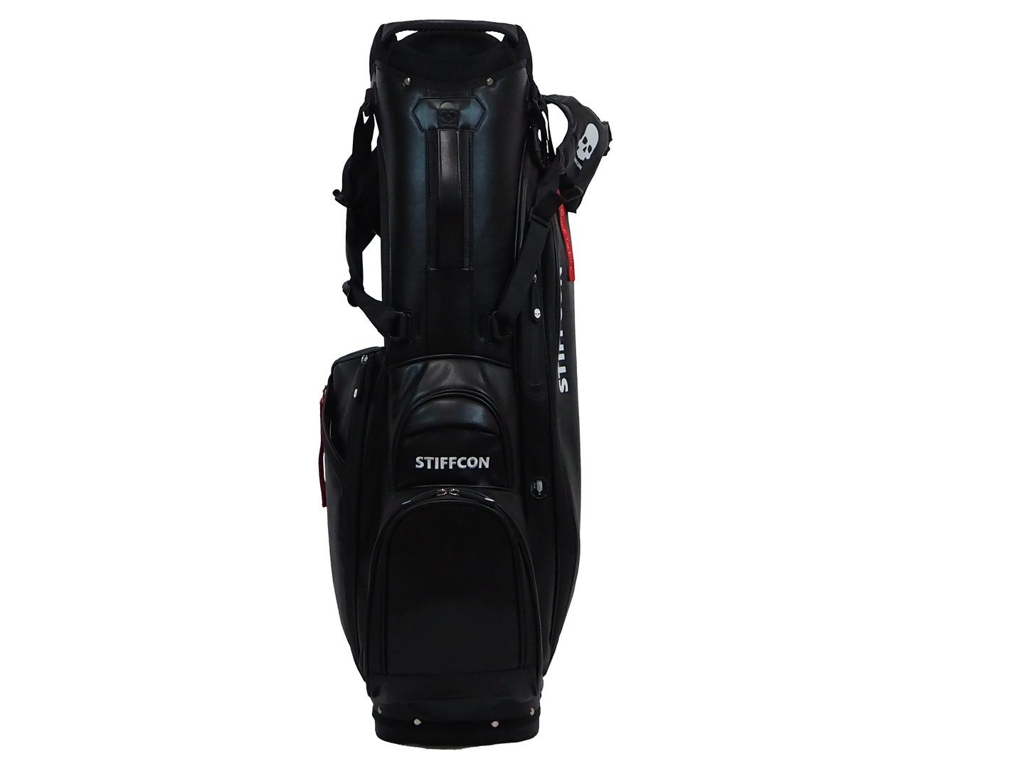 GOLF STAND BAG_PLAIN BLACK / スタンドキャディバッグ プレーンブラック STIFFCON
