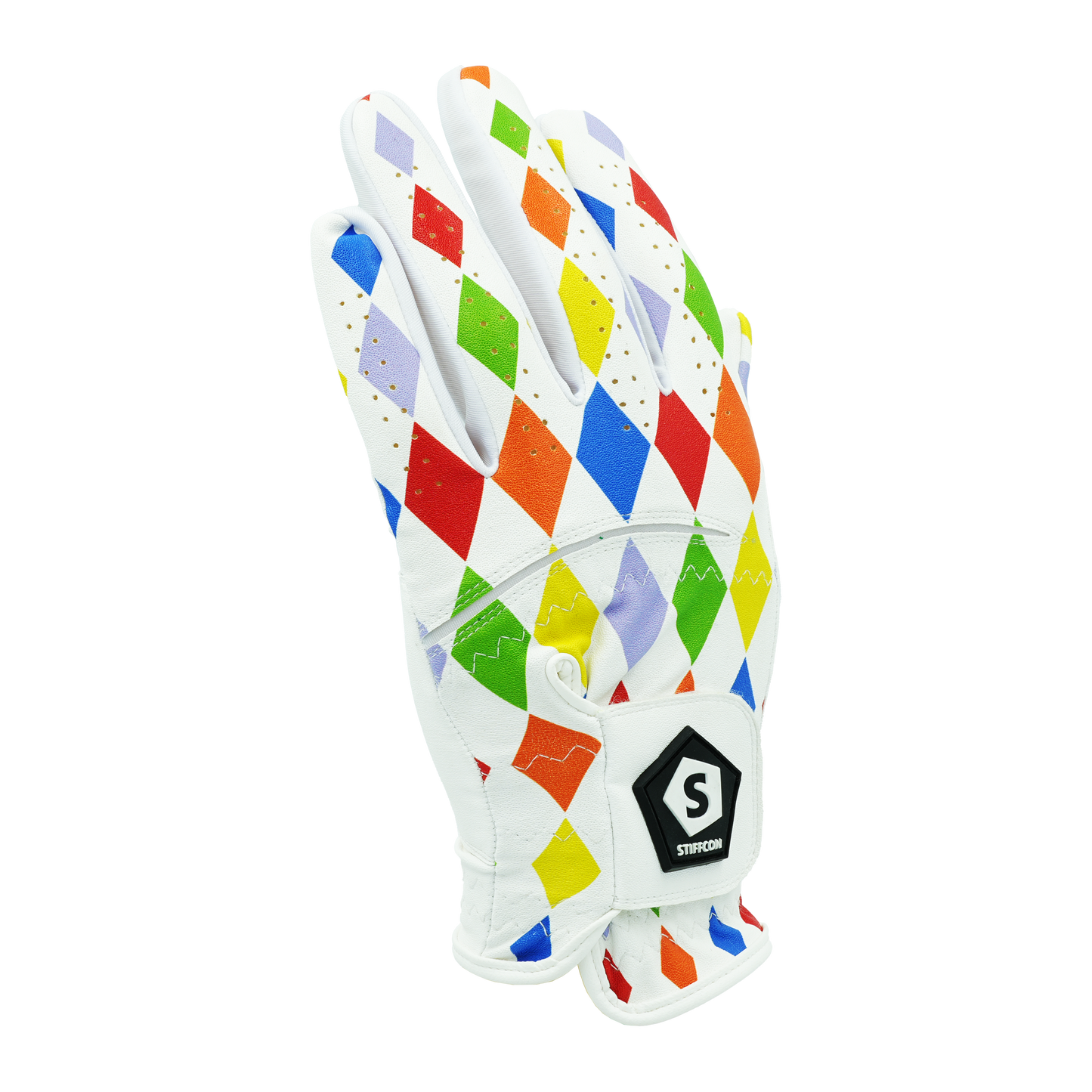 FLUO HAPPYDIAMOND メンズゴルフグローブ フルオ_ハッピーダイヤモンド V5