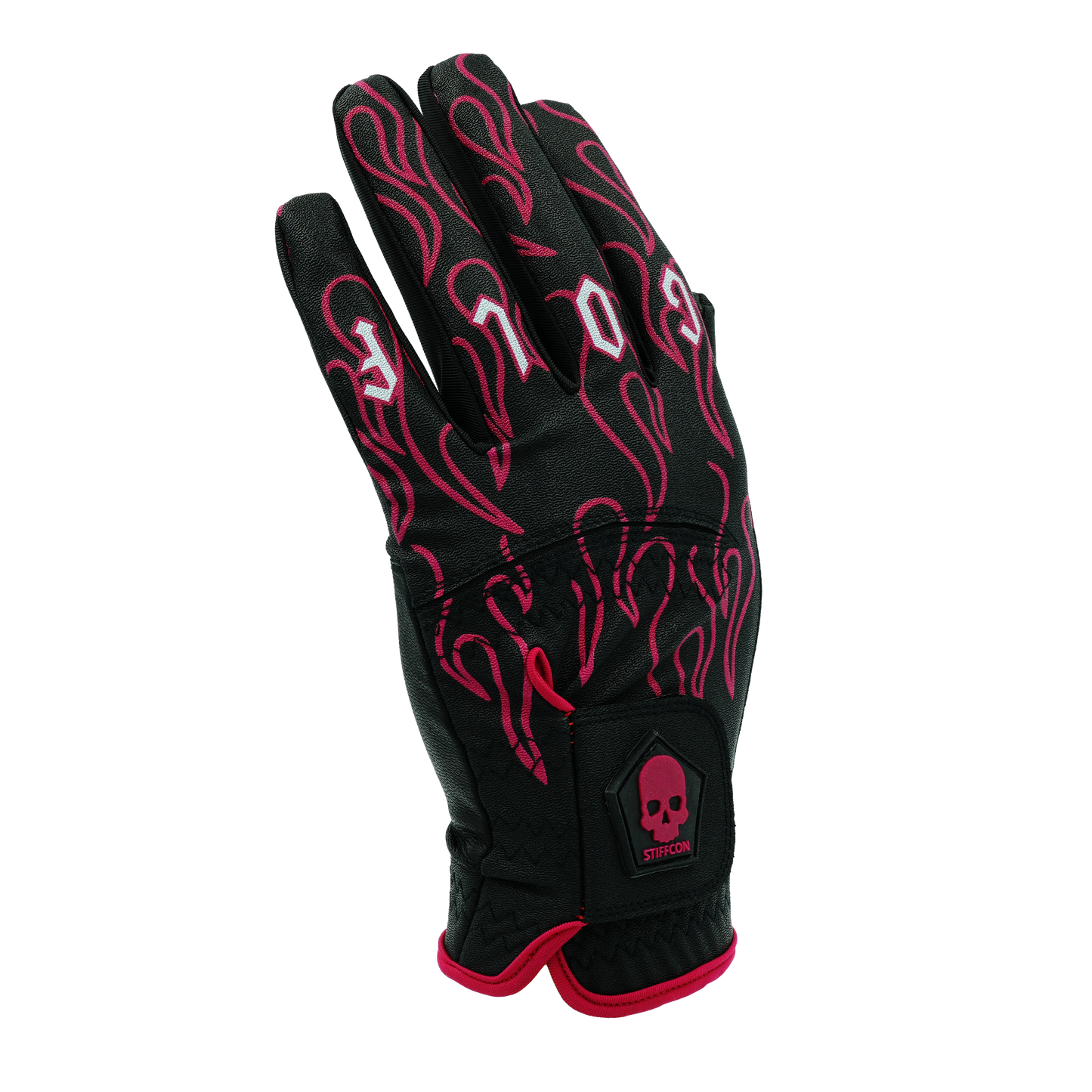 FLUO FIREFLAME メンズゴルフグローブ左手 ファイヤーフレイム V5