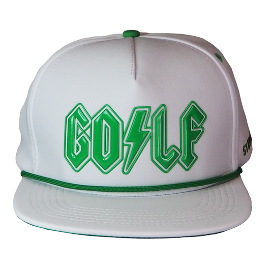 STIFFCON FAIRWAY TO HELL CAP GREEN スティフコン帽子 白緑