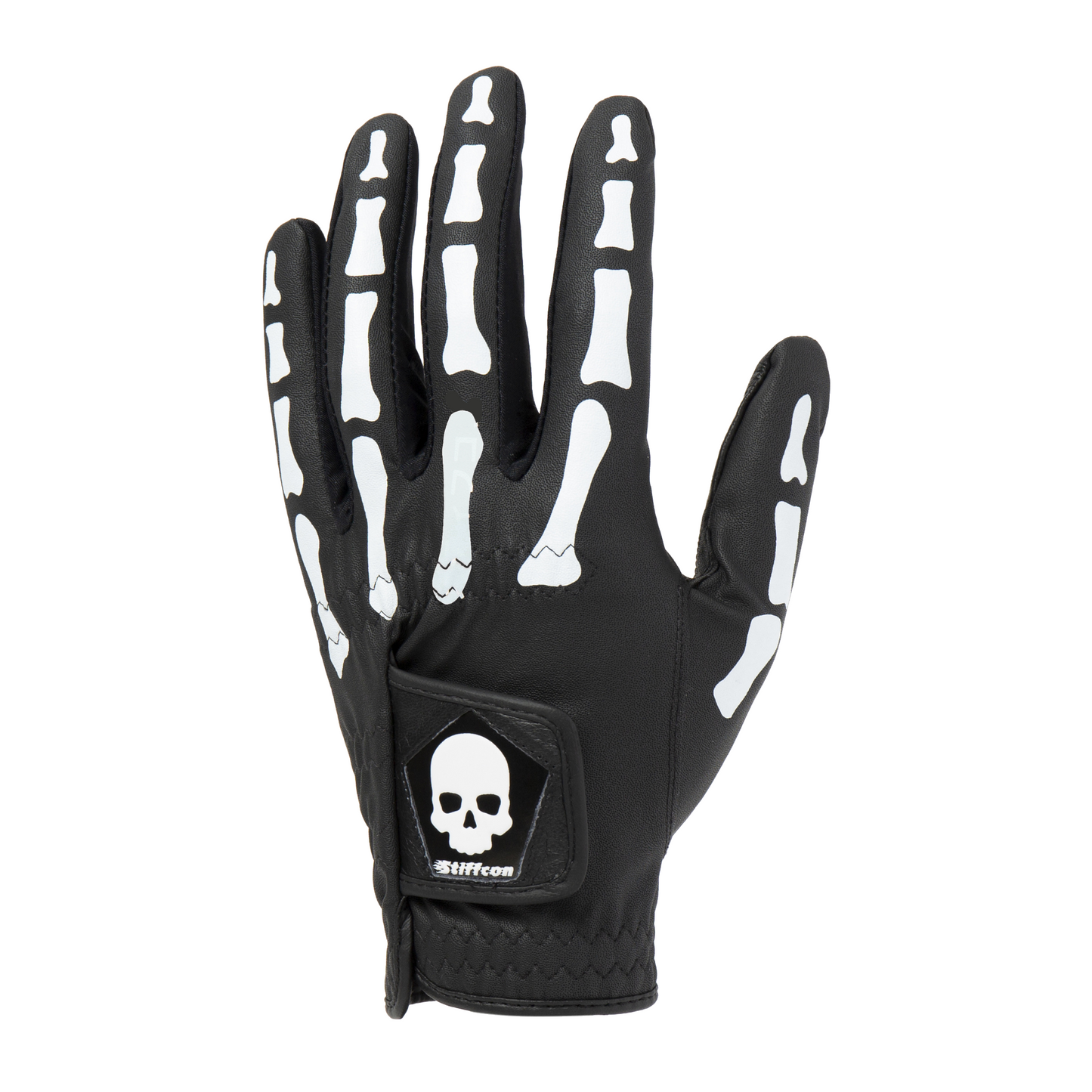 TULANG BLACK キッズ骨柄ゴルフグローブ左手/右手 トゥーラン黒