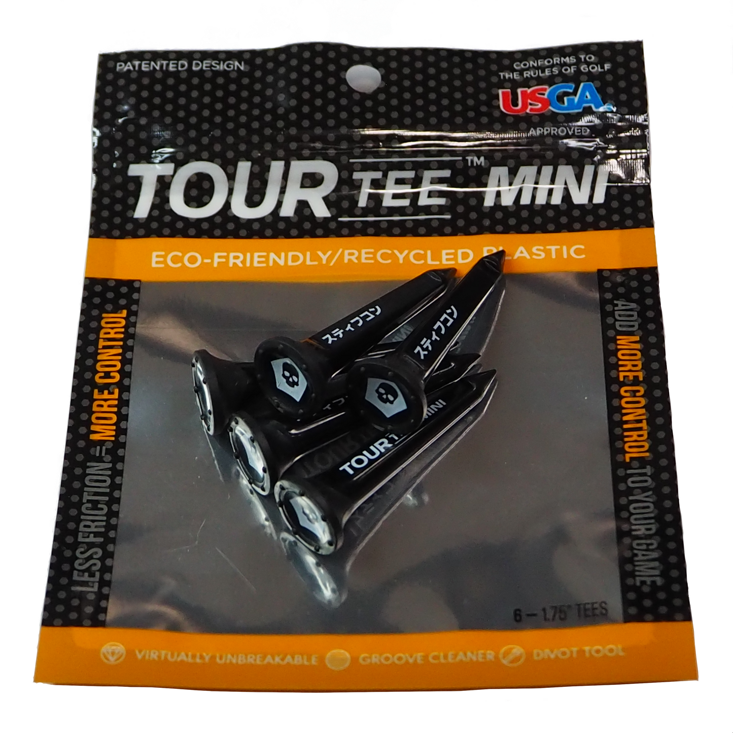 TOUR TEE MINI X STIFFCON 限定ブラック ツアーティーミニ X スティフコン ショートティー 黒5本入り
