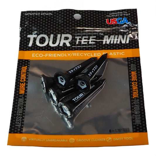 TOUR TEE MINI X STIFFCON 限定ブラック ツアーティーミニ X スティフコン ショートティー 黒5本入り