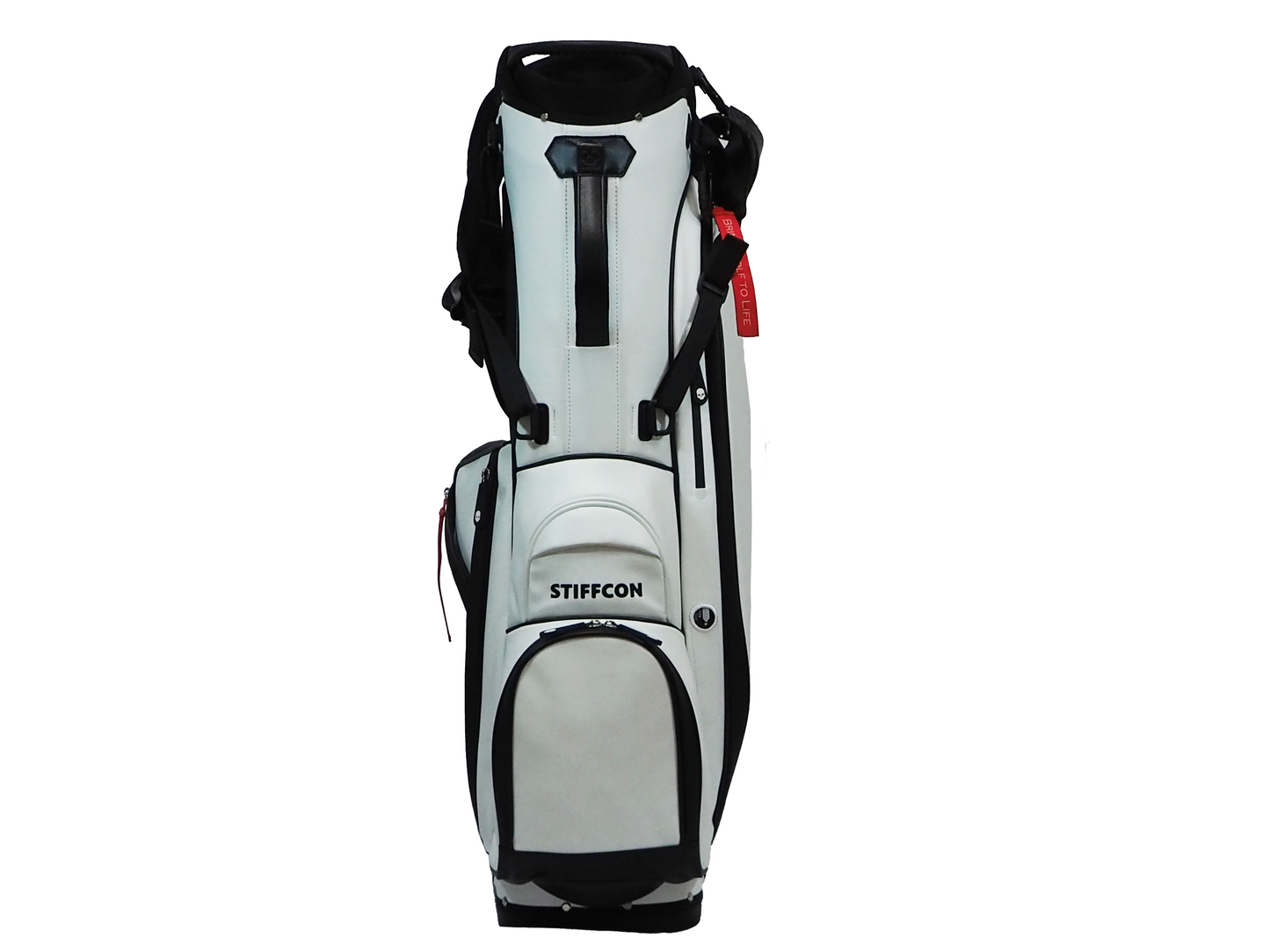 GOLF STAND BAG_PLAIN WHITE / Stand Caddy Bag Plain White STIFFCON