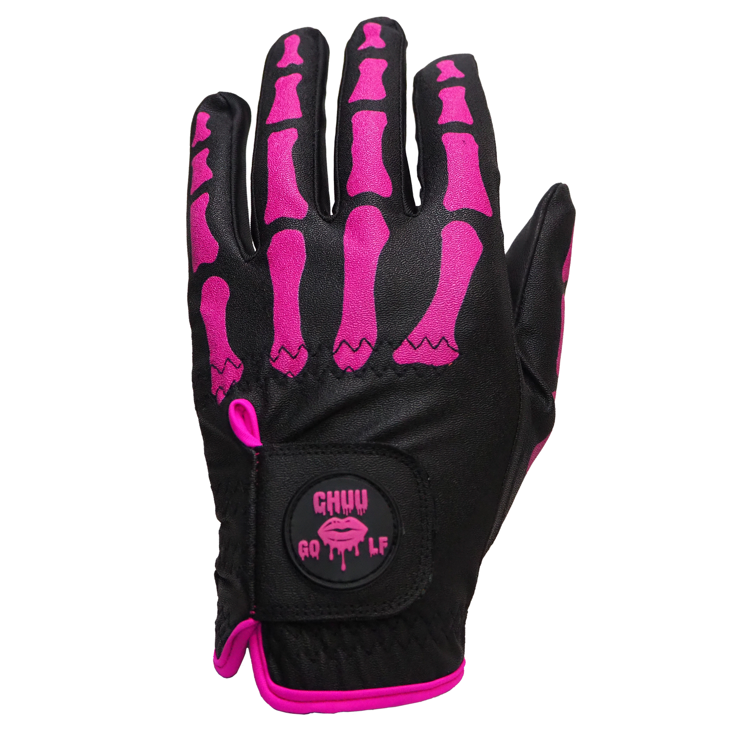 TULANG CHUUMGT メンズ骨柄ゴルフグローブ左手 トゥーランチュウマゼンタ V5