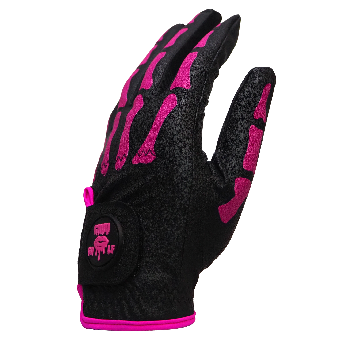 TULANG CHUUMGT メンズ骨柄ゴルフグローブ左手 トゥーランチュウマゼンタ V5