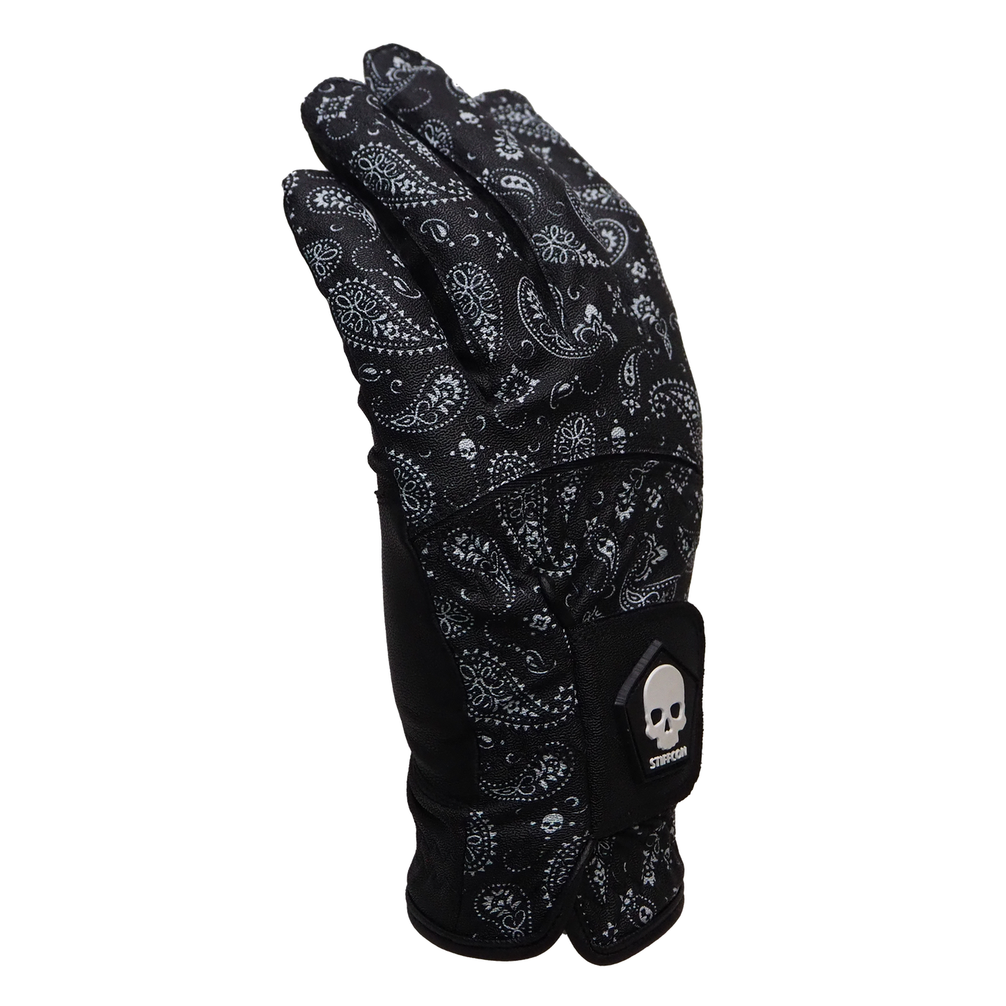 FLUO PAISLEY BLACK メンズゴルフグローブ フルオ_ペイズリーブラック V5