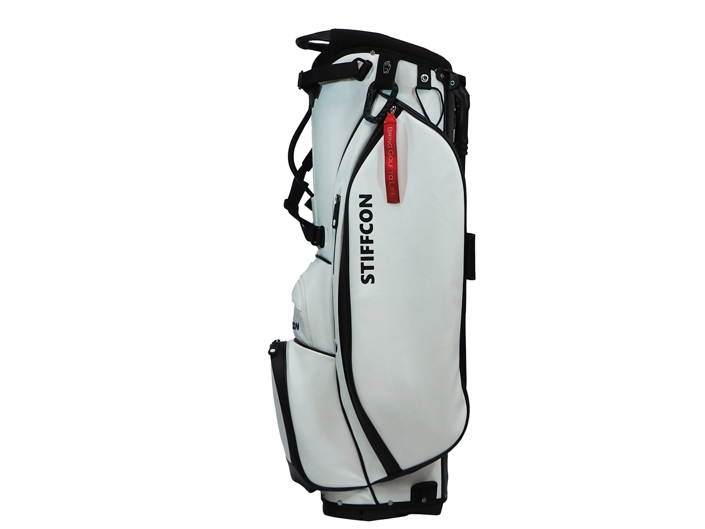 GOLF STAND BAG_PLAIN WHITE / Stand Caddy Bag Plain White STIFFCON