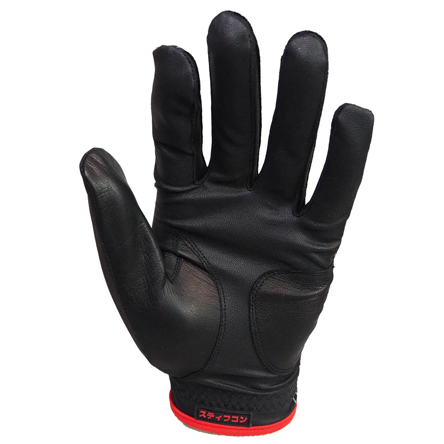 FLUO PYTHON BLACK メンズゴルフグローブ左手 パイソンブラック  V5 蛇 スネーク ヘビ