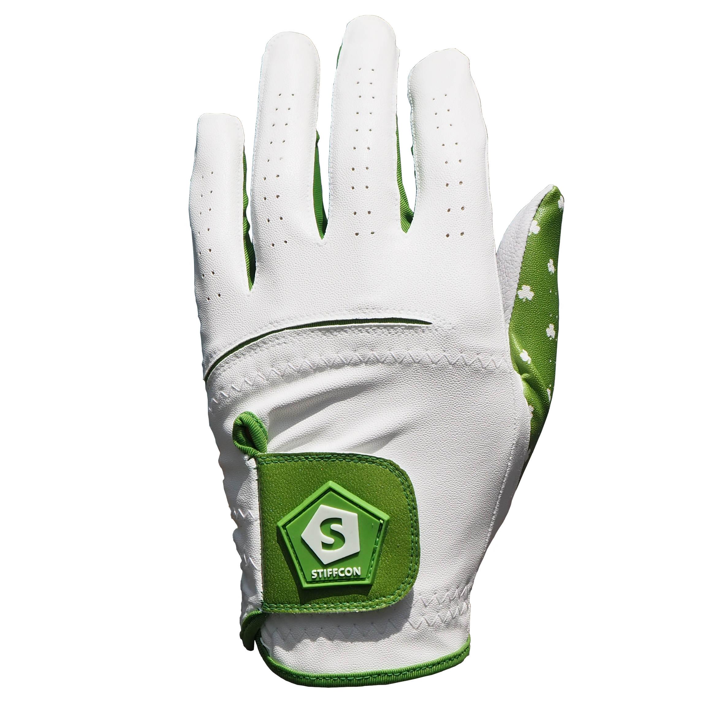 FLUO SHAMROCK メンズゴルフグローブ左手 シャムロック V5 クローバー