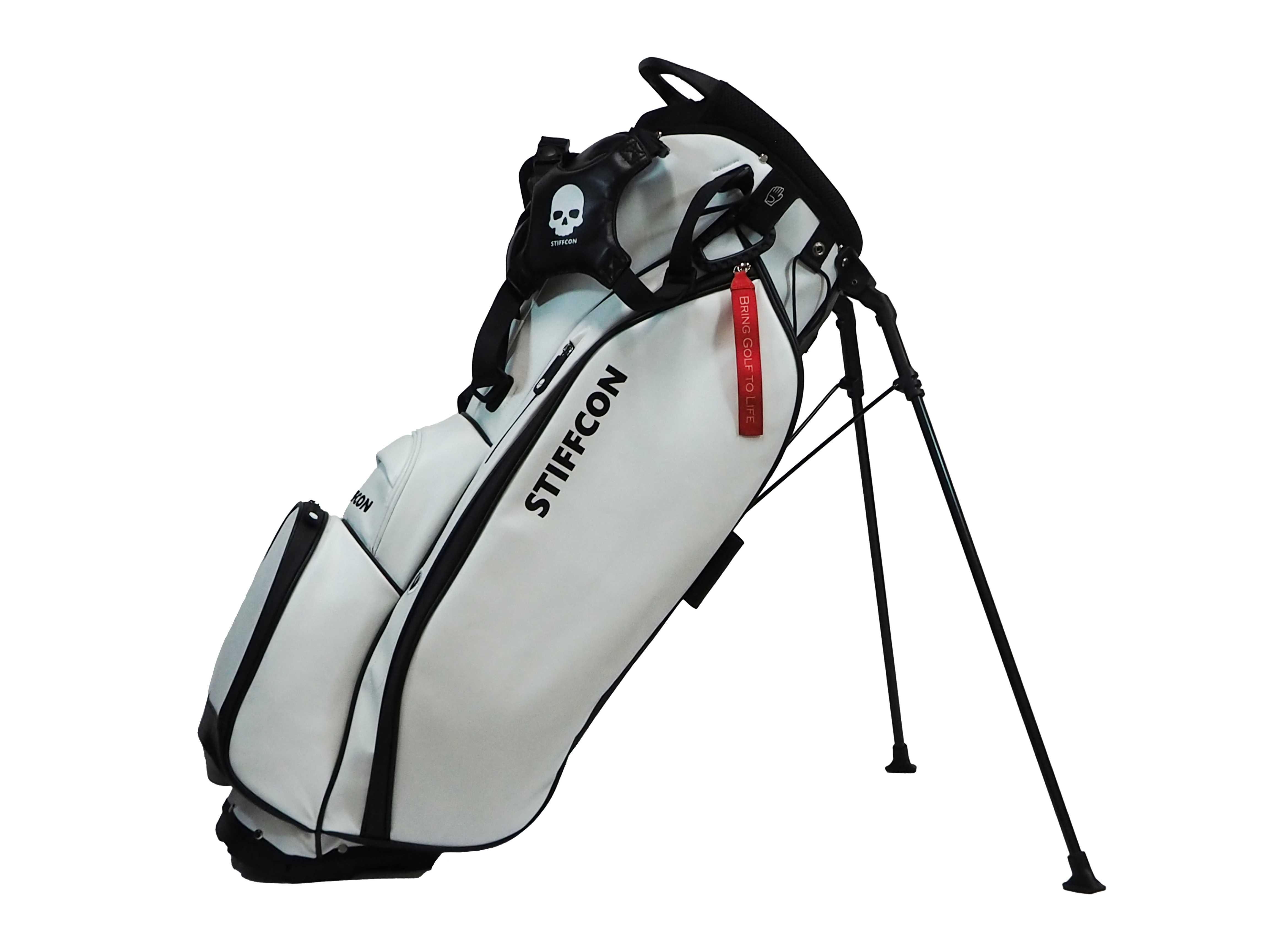 GOLF STAND BAG_PLAIN WHITE / スタンドキャディバッグ プレーン GOLF STAND BAG_PLAIN WHITE / スタンドキャディバッグ プレーン