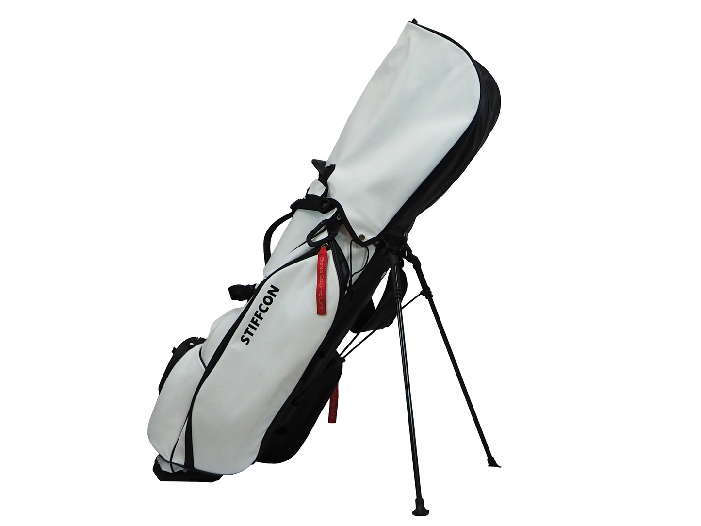 GOLF STAND BAG_PLAIN WHITE / Stand Caddy Bag Plain White STIFFCON