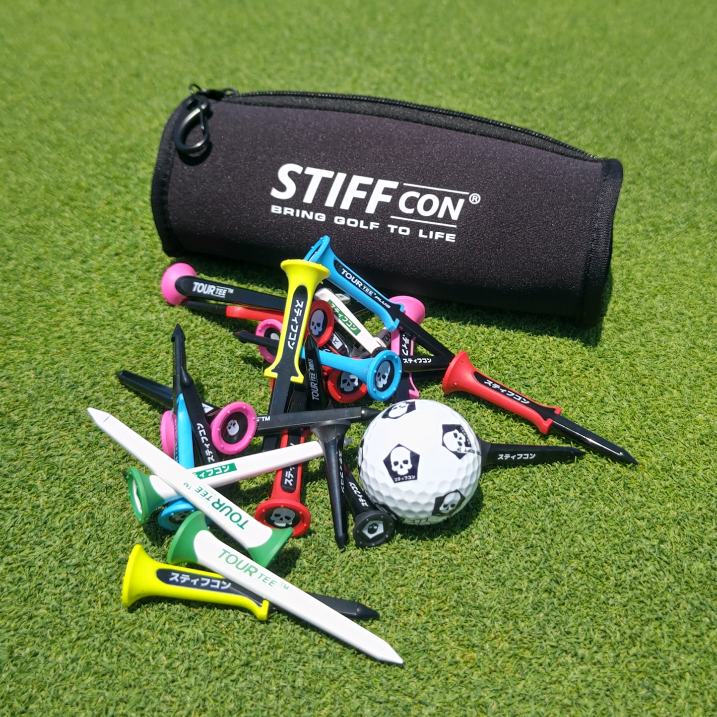 【限定】TOUR TEE™ X STIFFCON ネオプレンポーチ