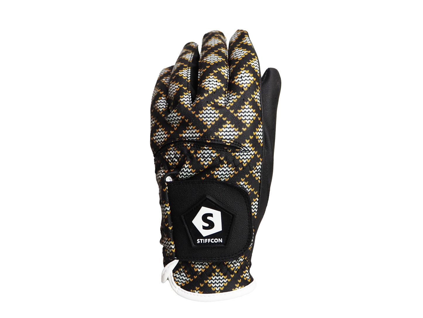 CHEVRA HERRING BLACK レディースゴルフグローブ左手/両手 シェブラへリンブラック  V5 ヘリンボーン