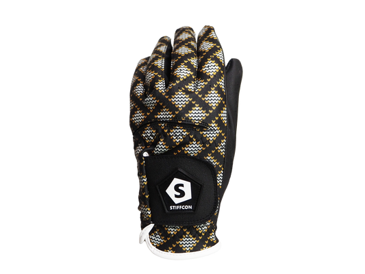 CHEVRA HERRING BLACK レディースゴルフグローブ左手/両手 シェブラへリンブラック  V5 ヘリンボーン