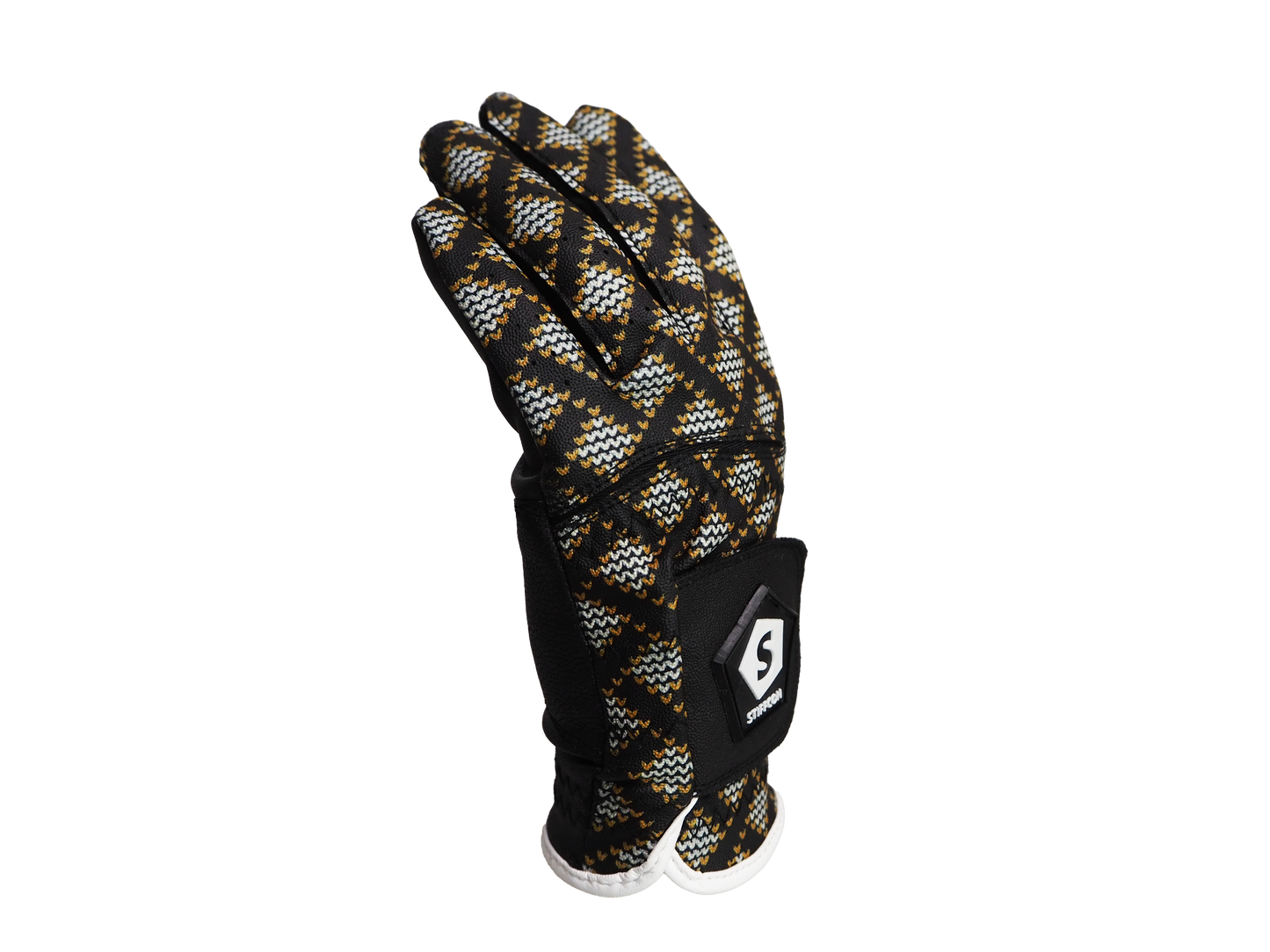 CHEVRA HERRING BLACK レディースゴルフグローブ左手/両手 シェブラへリンブラック  V5 ヘリンボーン