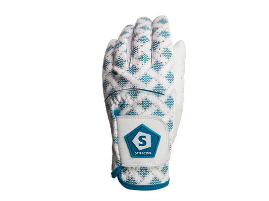 CHEVRA HERRING TURQUOISE レディースゴルフグローブ左手/両手 シェブラへリンターコイズ  V5 ヘリンボーン