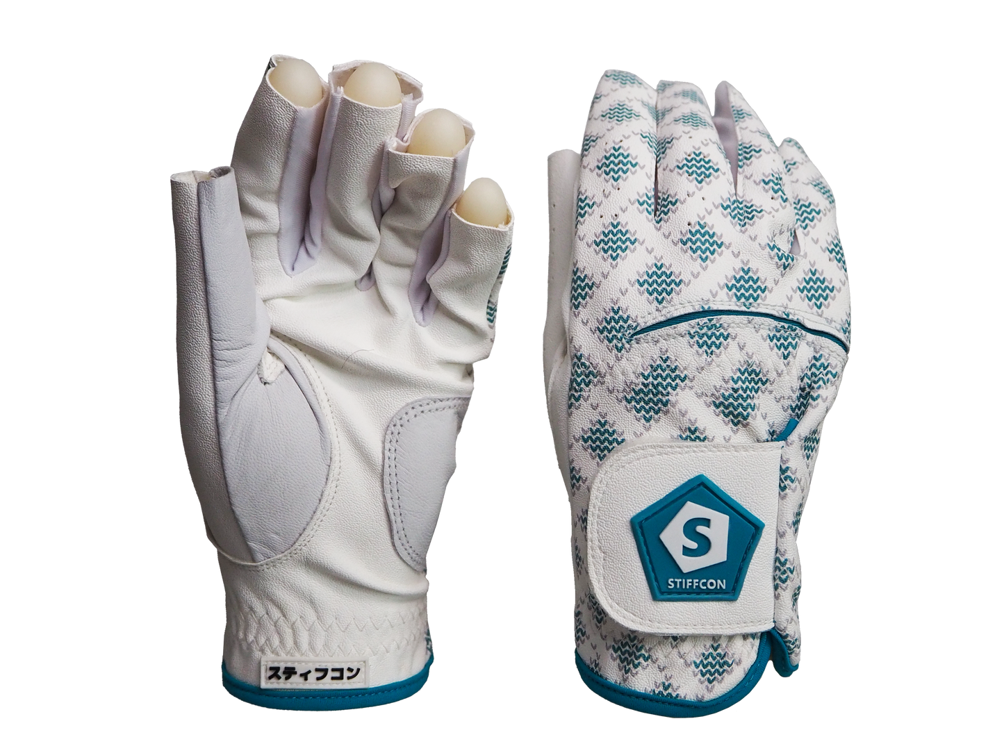 CHEVRA HERRING TURQUOISE レディースゴルフグローブ左手/両手 シェブラへリンターコイズ  V5 ヘリンボーン