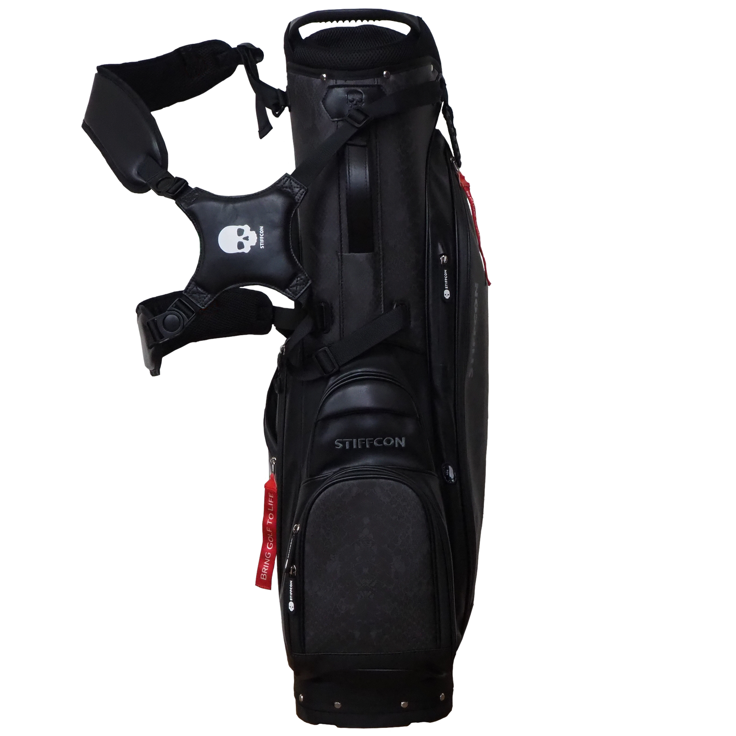 GOLF STAND BAG_OROCHI BLACK / スタンドキャディバッグ オロチブラック STIFFCON