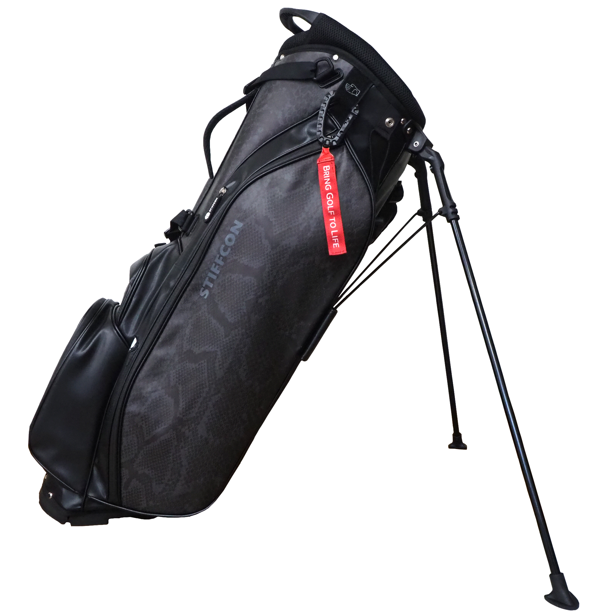 GOLF STAND BAG_OROCHI BLACK / スタンドキャディバッグ オロチ