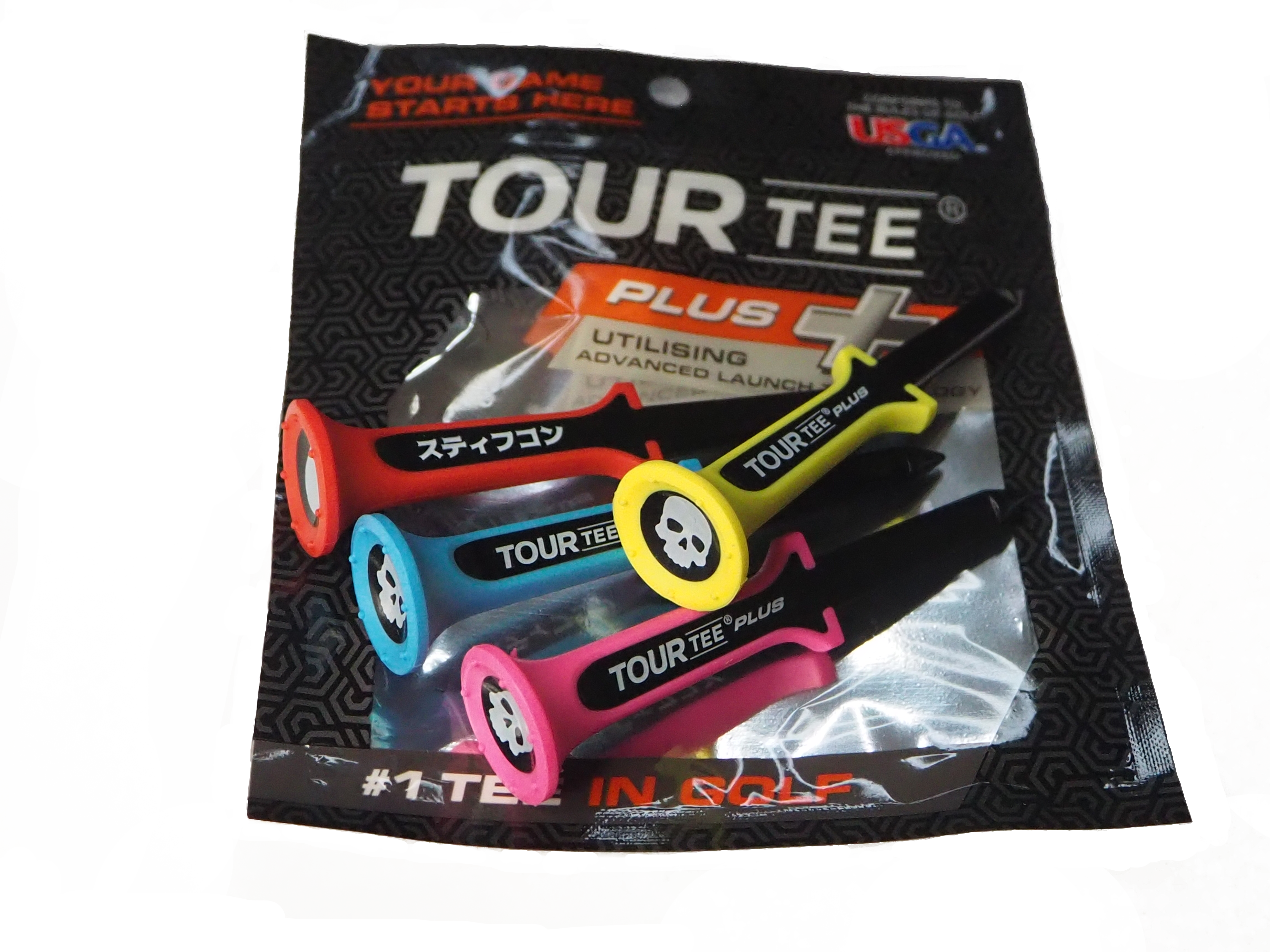 TOUR TEE PLUS X STIFFCON 4本セット ツアーティープラス X スティフコン