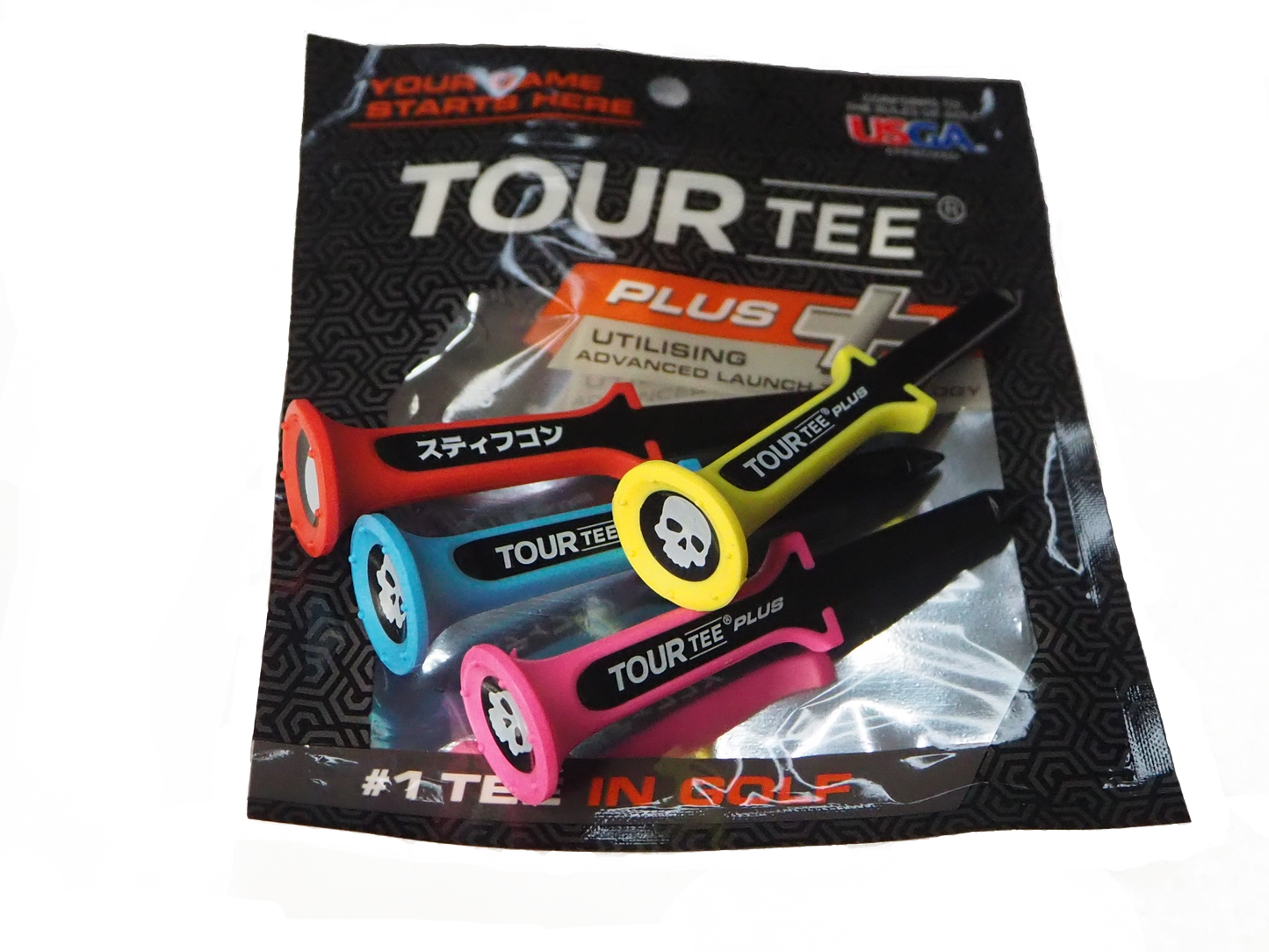 TOUR TEE PLUS X STIFFCON 4本セット ツアーティープラス X スティフコン