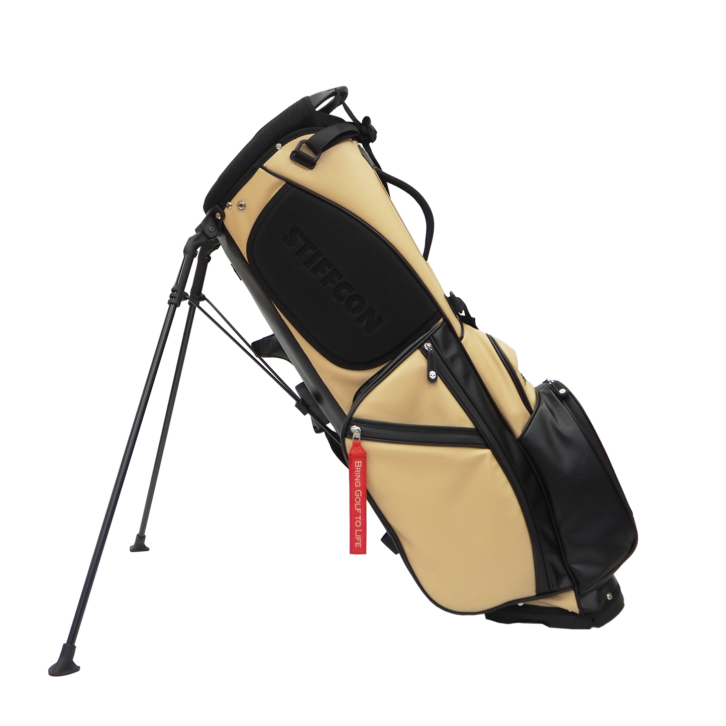 GOLF STAND BAG_CAFE AU LAIT / スタンドキャディバッグ カフェオレ STIFFCON