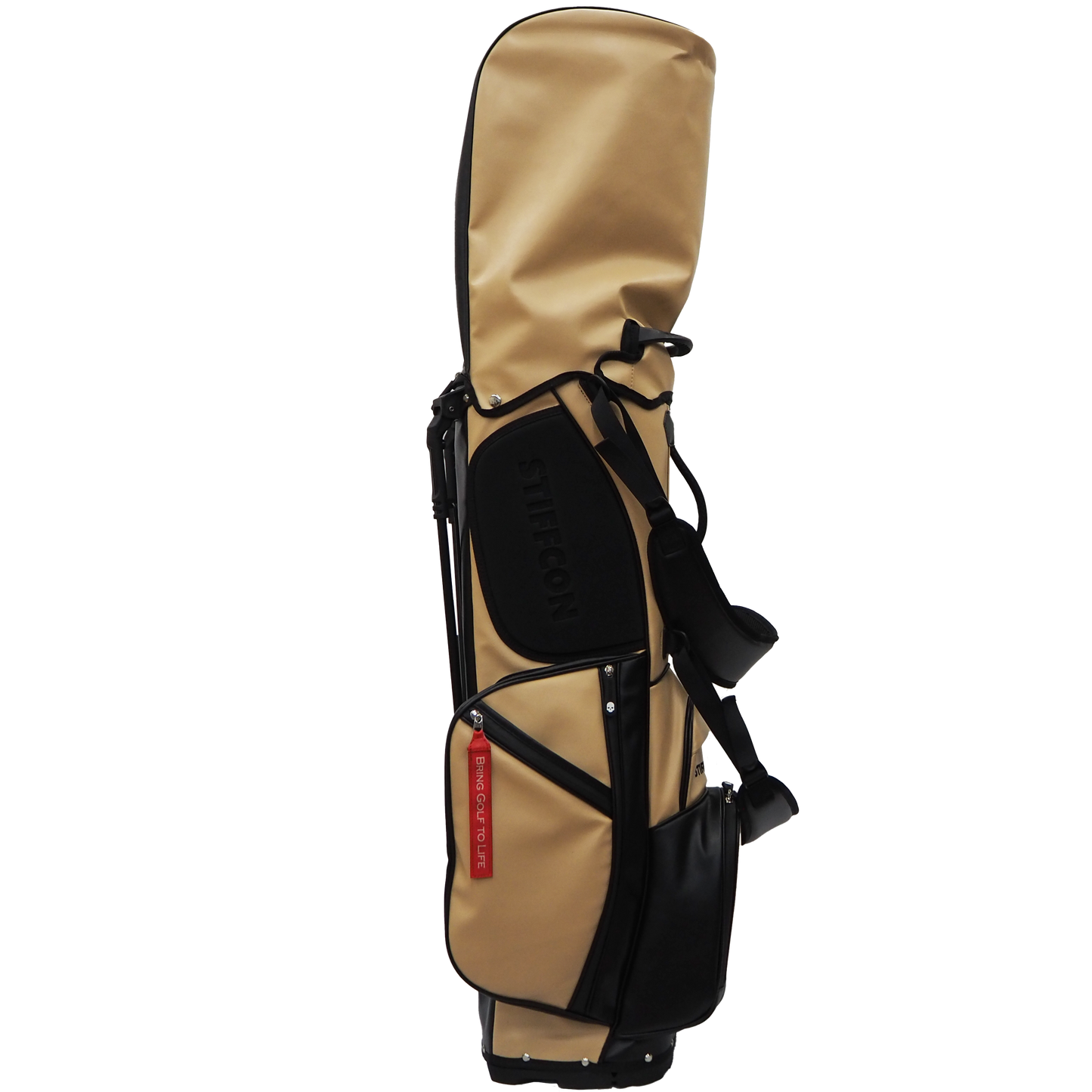 GOLF STAND BAG_CAFE AU LAIT / スタンドキャディバッグ カフェオレ STIFFCON