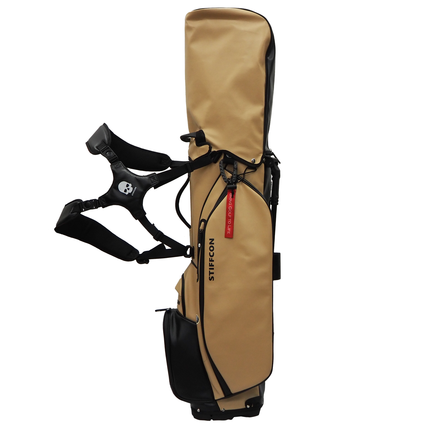 GOLF STAND BAG_CAFE AU LAIT / スタンドキャディバッグ カフェオレ STIFFCON