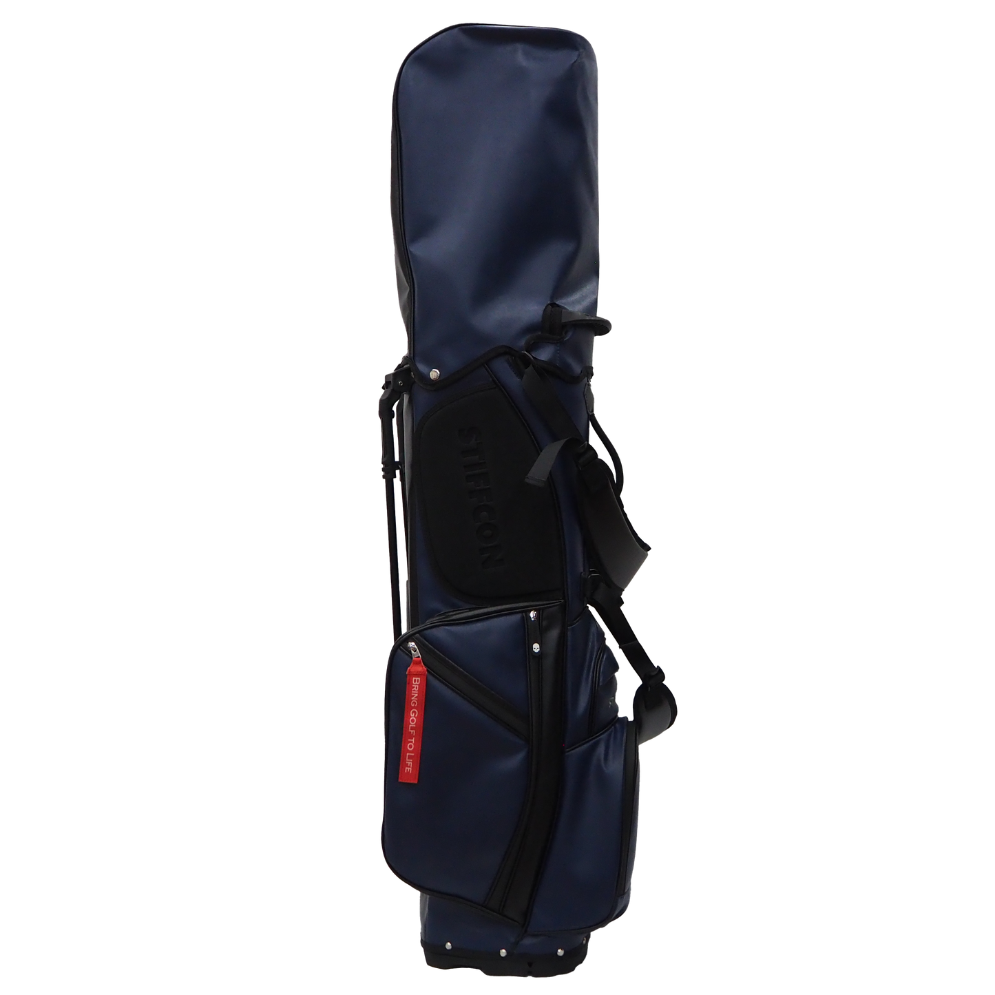 GOLF STAND BAG_PLAIN NAVY / スタンドキャディバッグ プレーンネイビー STIFFCON