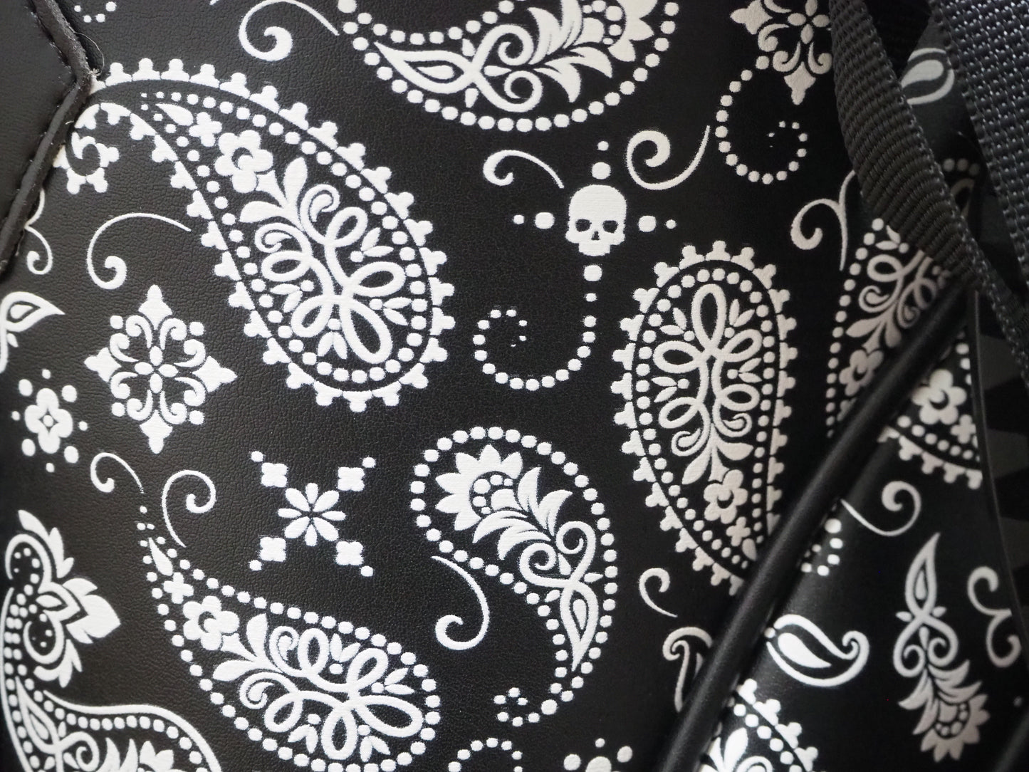 GOLF STAND BAG_PAISLEY BLACK / Stand Caddy Bag Paisley Black STIFFCON