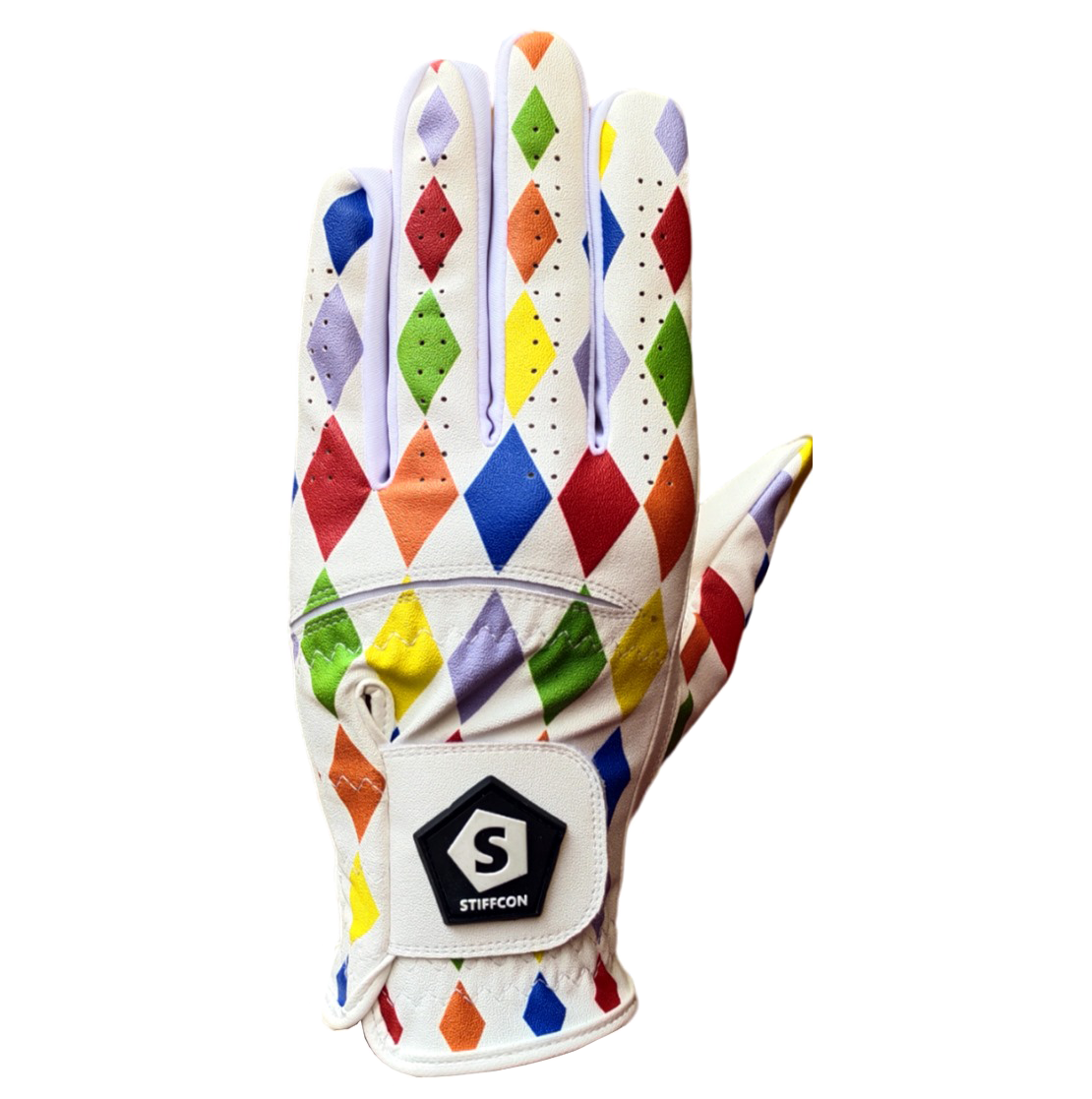 FLUO HAPPYDIAMOND メンズゴルフグローブ フルオ_ハッピーダイヤモンド V5