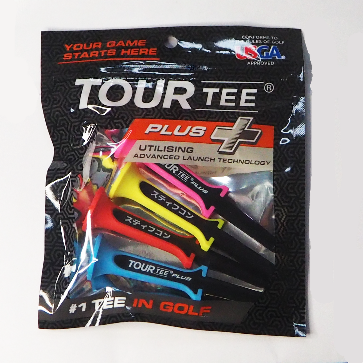 TOUR TEE PLUS X STIFFCON 4本セット ツアーティープラス X スティフコン