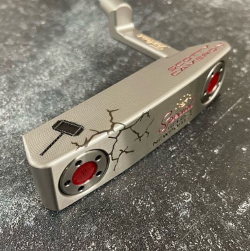 鉄槌!スコッティキャメロン 33.5インチパター サテン仕上げハンマーデザイン