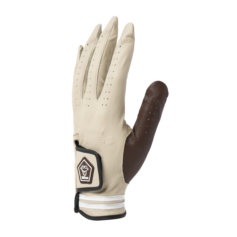 【SALE】MAVLUS こはく レディースゴルフグローブ_ベージュ/ホワイト