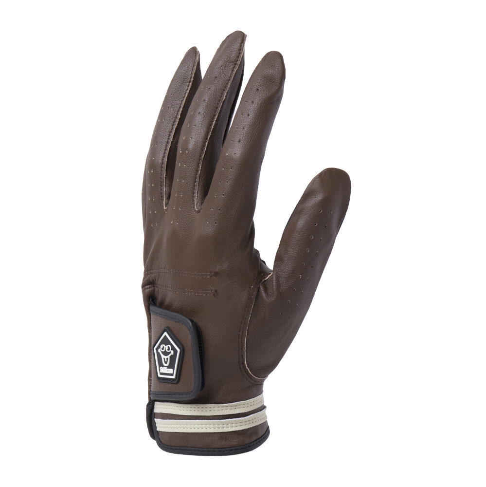 【SALE】MAVLUS ゆうしゅん レディースゴルフグローブ_ブラウン/ベージュ