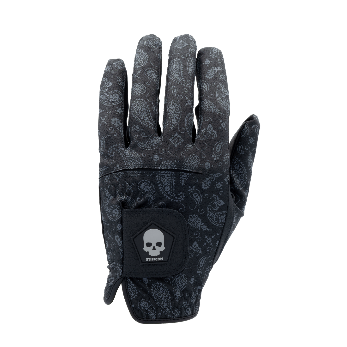 FLUO PAISLEY SKULL レディース両手ゴルフグローブ フルオ_ペイズリースカル