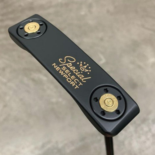 実弾リム搭載!スコッティキャメロン 33.5インチパター ブラックPVD仕上げ