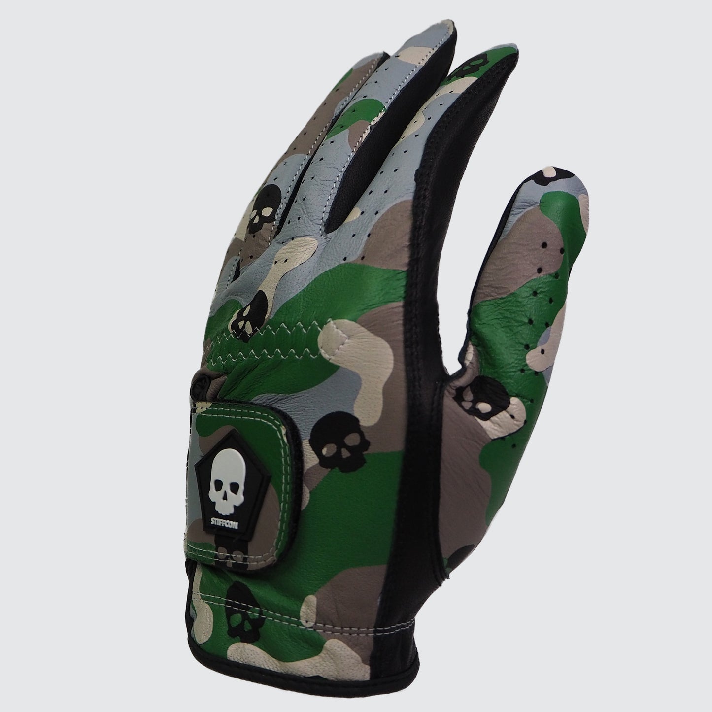 MAVLUS カモスカル レディースゴルフグローブ_カモフラ/スカル