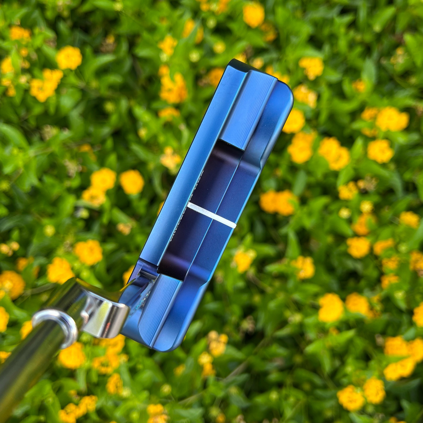 実弾リム搭載!スコッティキャメロン 33.5インチパター ブルーPVD&クロム仕上げ