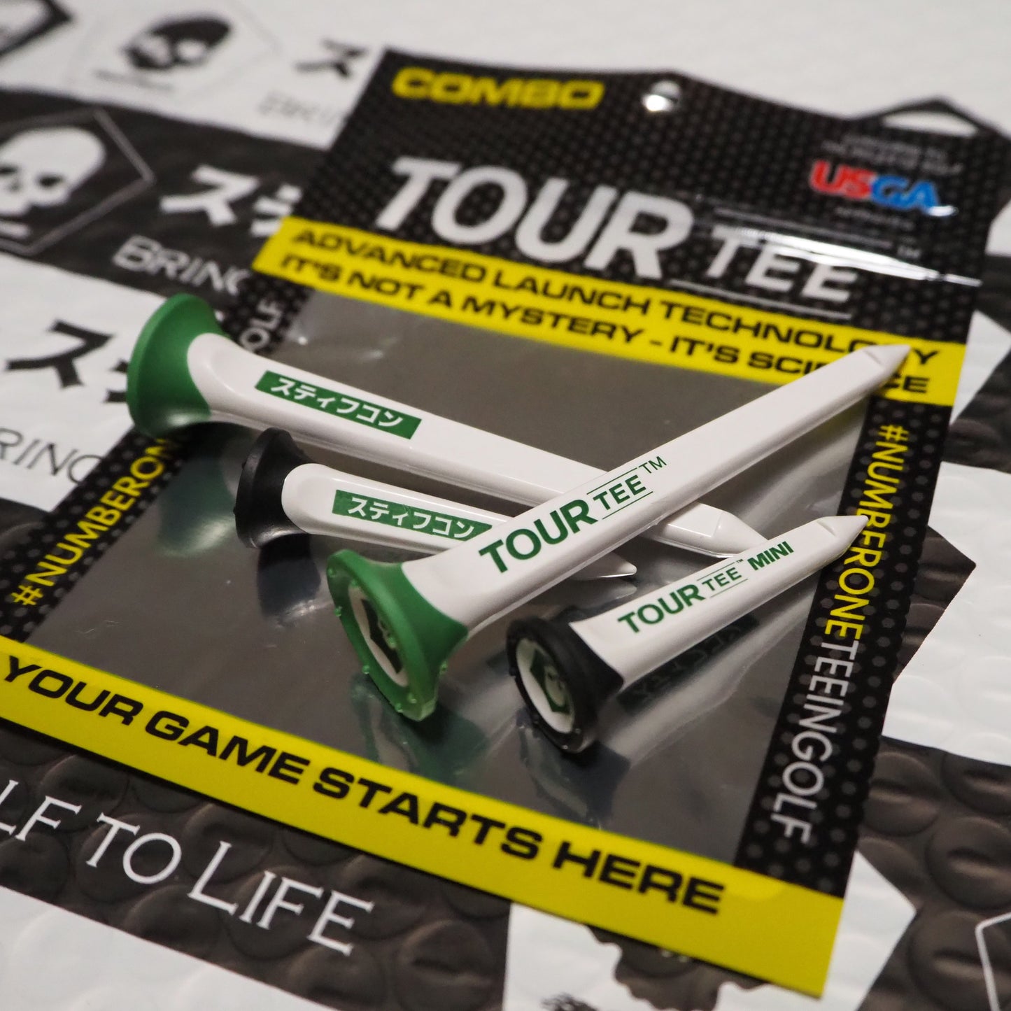 TOUR TEE X STIFFCON Combo Green ツアーティー X スティフコン