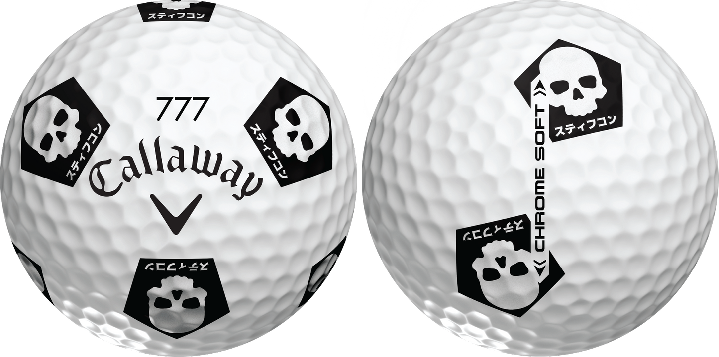 スティフコンスカル入り!Callaway CHROMESOFT TRUVIS 特注1ダース